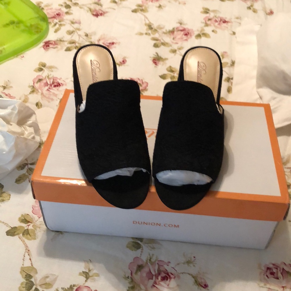 Black heels
